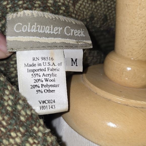Coldwater Creek Southwest Blanket Jacket Size M - Picture 5 of 5